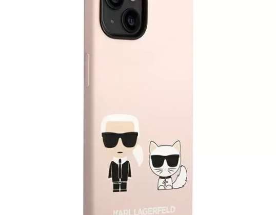 Hardcase Karl Lagerfeld KLHMP14SSSKCI för iPhone 14 6 1" silikon