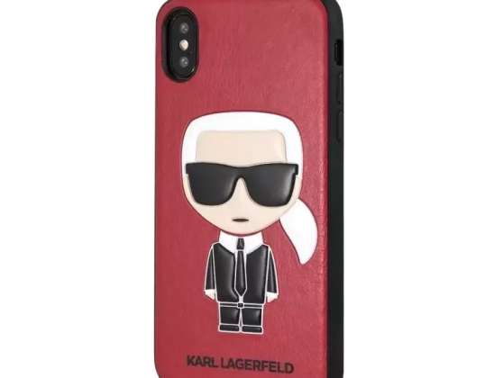 Puzdro Karl Lagerfeld KLHCPXIKPURE pre aplikáciu iPhone X/XS pevné puzdro Ikonic