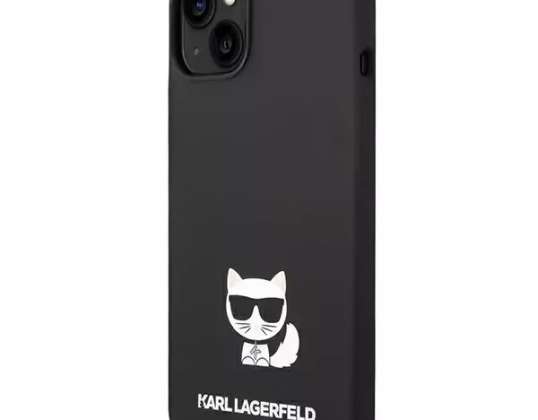 Case Karl Lagerfeld KLHCP14MSLCTBK voor iPhone 14 Plus 6 7" hardcase Sil