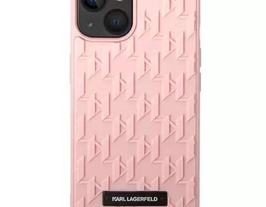 Karl Lagerfeld Case KLHCP14MRUPKLPP voor iPhone 14 Plus 6 7" hardcase 3D