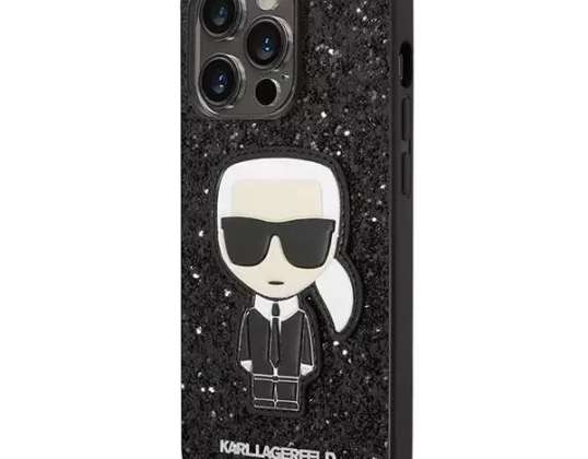 Dėklas Karl Lagerfeld KLHCP14LGFKPK, skirtas iPhone 14 Pro 6 1 colių kietasis dėklas Glitt