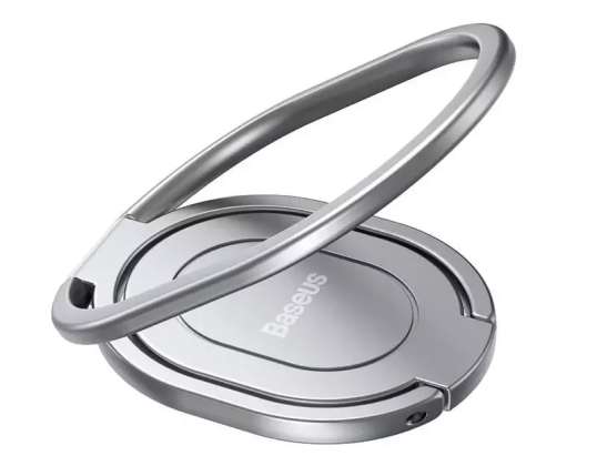 Baseus Rails ring holder for phone silver