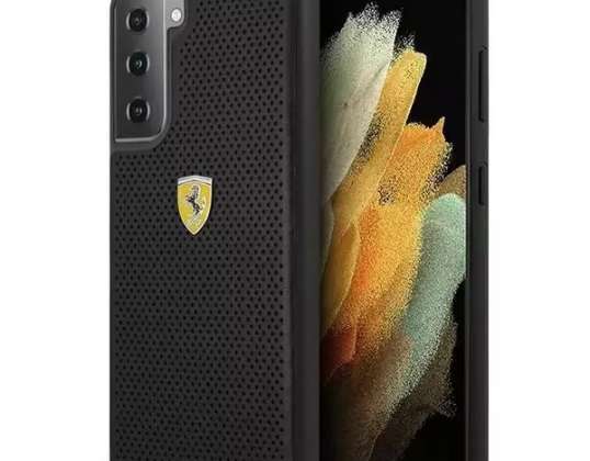 Etui na telefon Ferrari Hardcase do Samsung Galaxy S21 czarny/black ha