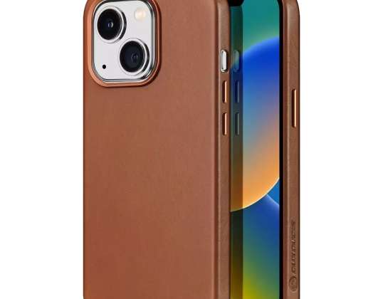 Dux Ducis Neapol Pouzdro na iPhone 14 Magnetické kožené pouzdro MagSafe