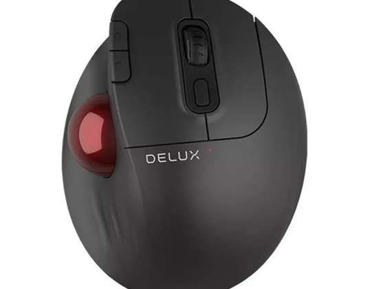 Wireless vertical mouse Delux MT1 DB BT 2.4G black