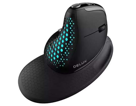 Delux M618XSD BT 2.4G RGB Wireless Vertical Mouse