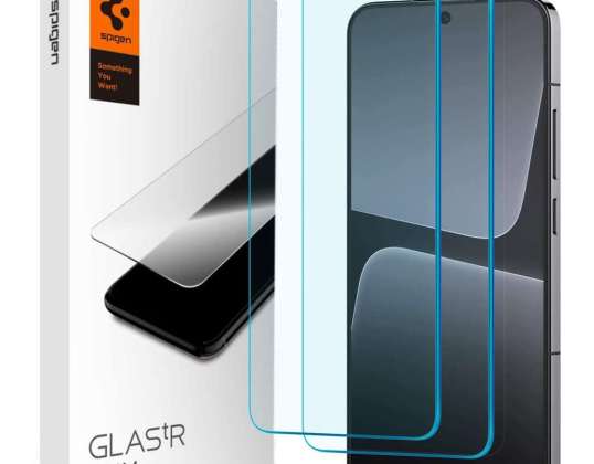 Spigen Glas.TR Slim 2 balení tvrzeného skla pro Xiaomi 13 Clear