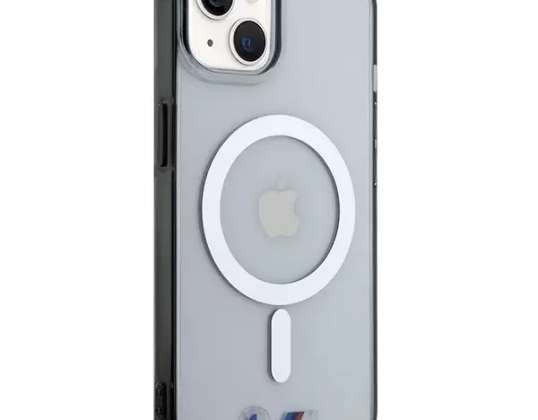 iPhone 14 6.1 "şeffaf sert kılıf Silver Ri için BMW BMHMP14SHCRS kılıf