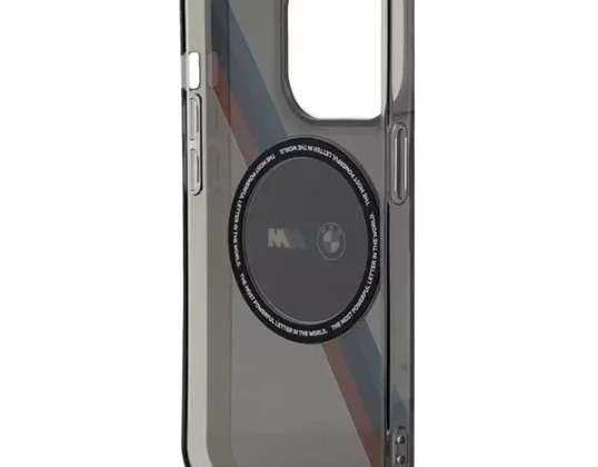 iPhone 14 Pro için BMW BMHMP14LHDTK Kılıf 6,1" Üç Renkli Şeritler MagSafe