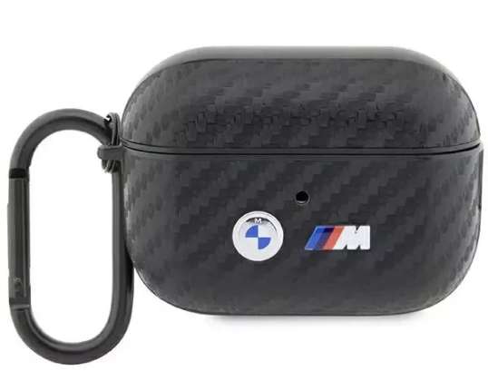 Carcasă BMW BMAP2WMPUCA2 pentru AirPods Pro 2 gen acoperă negru / negru de carbon D