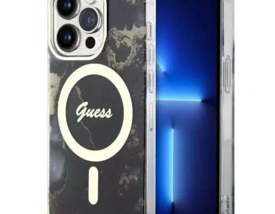 Carcasa telefonului Guess GUHMP14LHTMRSK pentru Apple iPhone 14 Pro 6.1", negru