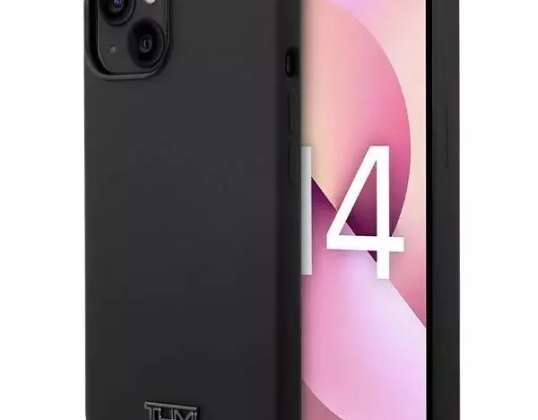 "Tumi Liquid Silicone" kietas dėklas, skirtas "iPhone 14" juodai / stalviršiui