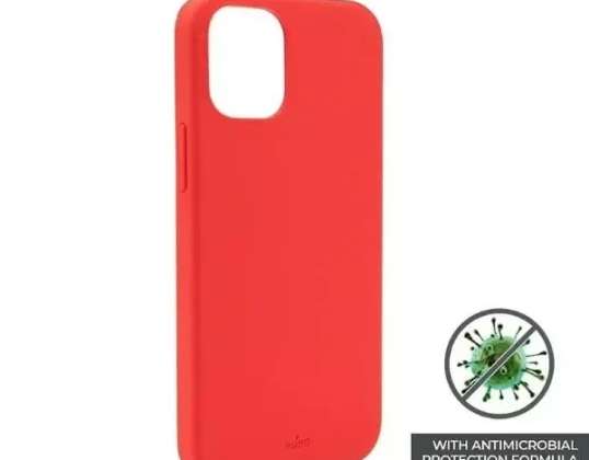 Phone case Puro ICON AntiMicrobial for iPhone 12/12 Pro red/r
