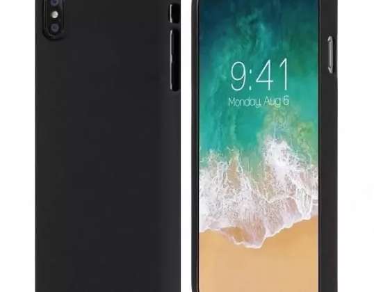 Mercury puha telefontok iPhone 14 Pro Max készülékhez fekete/fekete