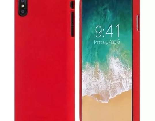 Mercury Soft Handyhülle für iPhone 14 Pro rot /rot