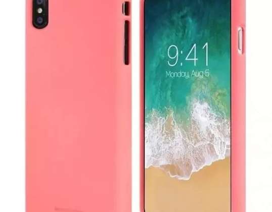 Pouzdro na telefon Mercury pro iPhone 12 Pro Max růžové/růžové
