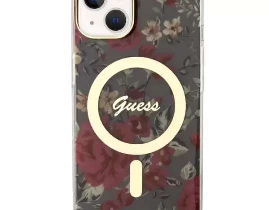 Θήκη Guess GUHMP14SHCFWSA για iPhone 14 6.1" hardcase Flower MagSafe