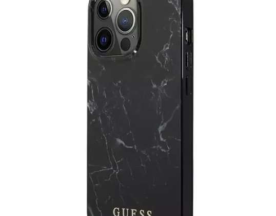 Guess Case GUHCP13XPCUMABK pro iPhone 13 Pro Max 6 7" pevný obal Marble