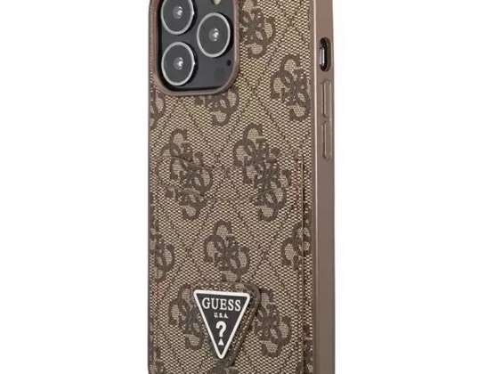 Guess Case GUHCP13LP4TPW für iPhone 13 Pro / 13 6 1" Hardcase 4G Triang