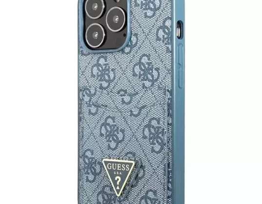 Guess Case GUHCP13LP4TPB for iPhone 13 Pro / 13 6 1" hardcase 4G Triang