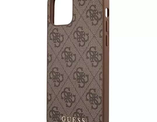 Guess Case GUHCP12LG4GFBR for iPhone 12 Pro Max 6 7" hard case 4G Metal