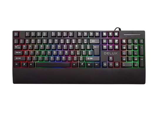 Herná klávesnica Delux K9852 RGB