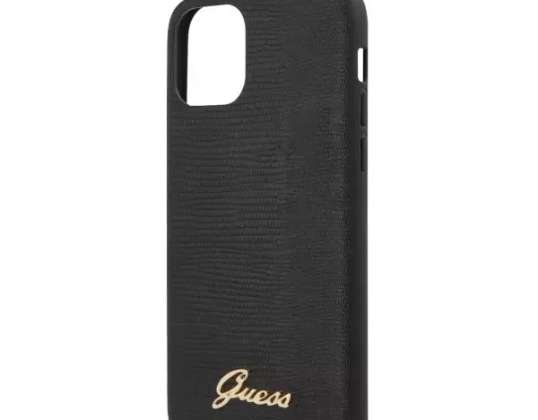 Guess Case GUHCN65PCUMLLIBK for iPhone 11 Pro Max Lizard Collection