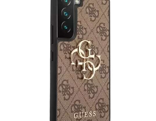 Guess GUHCS22S4GMGBR S901 Case for Galaxy S22 hardcase 4G Big Metal Log