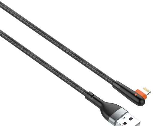 USB kabel voor Lightning LDNIO LS561 2.4A 1m zwart