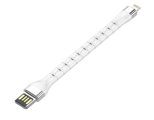 USB kabelis Lightning LDNIO LS50 0 15m balta
