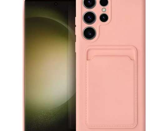 CARD CASE voor SAMSUNG S23 Ultra roze