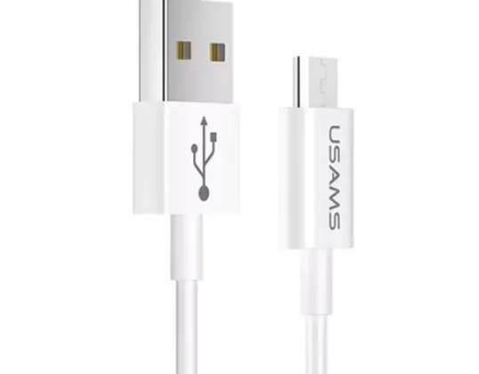 USAMS Cable U23 microUSB 2A Fast Charge 1m white