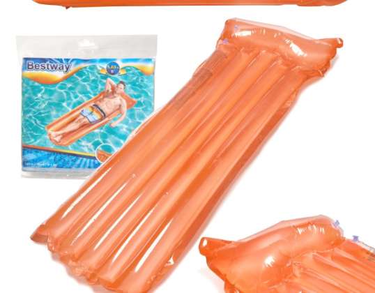 BESTWAY 44013 Vzduchový matrac na plážové plávanie pre bazén oranžový