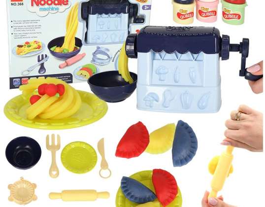 Pasta machine for children, dough, plasticine set