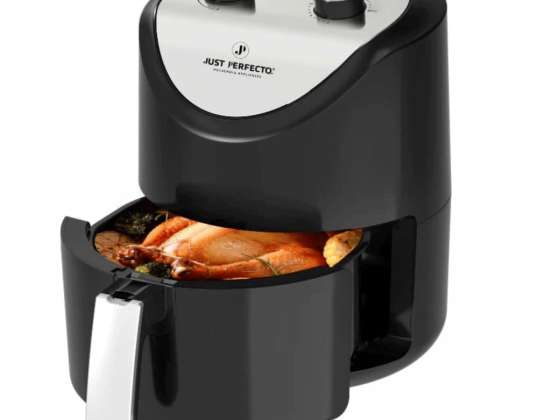 Just Perfecto JL 14: 1200W Air Fryer With Dual Knob Dial Control   3.5L