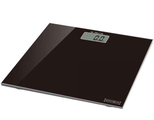 Royalty Line RL PS3: Digital LED Weight Scale Black