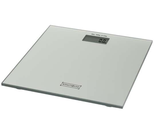 Royalty Line RL PS3: Digital LED Weight Scale Silver
