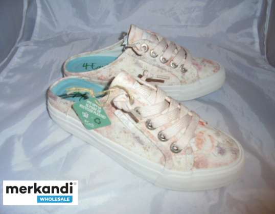 ladies floral printed canvas trainer. blowfish branded. USA sizes 6 to 9.5
