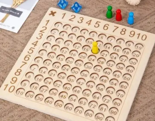 Board game with multiplication up to 100 FUNMATH