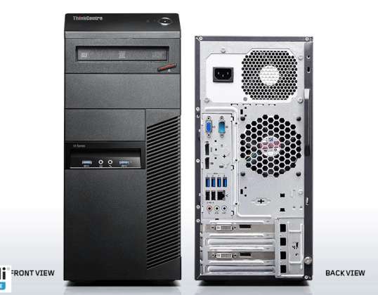 105 x Lenovo ThinkCentre M93p -torni i5-4570 8 Gt:n 128 Gt:n SSD-asema (JB)