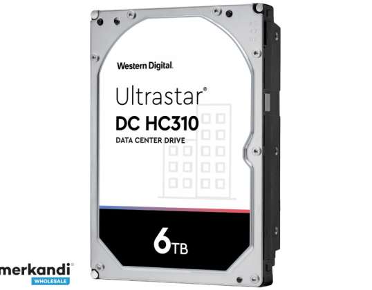 WD Ultrastar DC HC310 3,5 polegadas 6TB 7200 RPM 0B36039