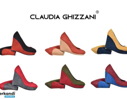 Buty damskie na koturnie Claudia Ghizzani