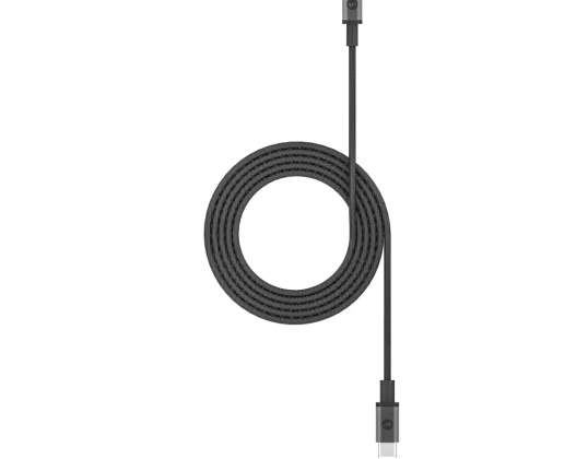 Mophie USB C Lightning Kabel 1 8m schwarz