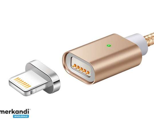 Магнітний кабель Elough USB Lightning iPhone iPad iPod Gold