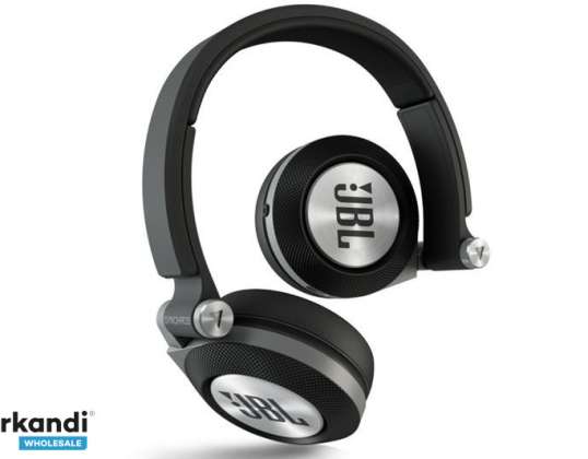 Auscultadores auriculares JBL Synchros E30 com microfone preto