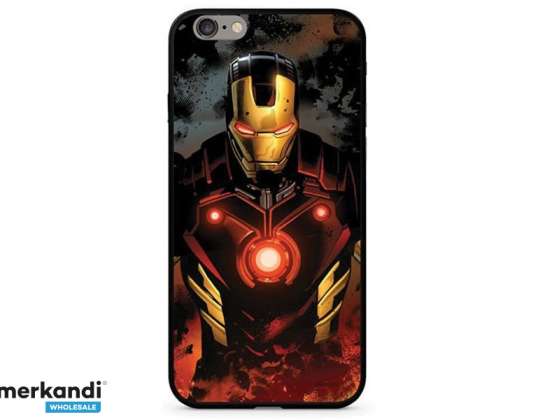 Tryckt fodral Glas Marvel Iron Man 023 Apple iPhone X