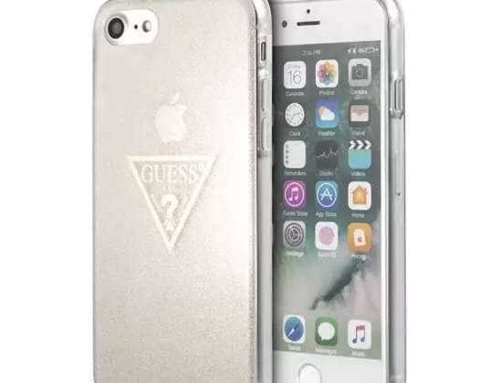 Guess GUHCI8SGTLGO iPhone 7/8/SE 2022 / SE 2020 goud/goud hard case G