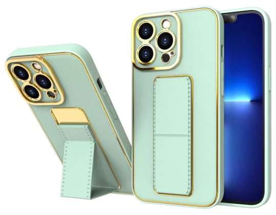 Nov Kickstand case case za iPhone 12 Pro z zelenim stojalo