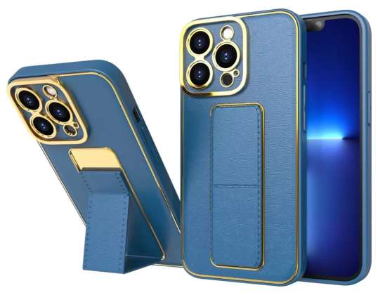 Nov Kickstand case za iPhone 12 Pro s stojalo modro