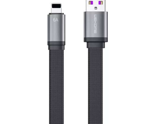 WK Design King Kong 2e generatie serie platte USB Lightning-naar-askabel